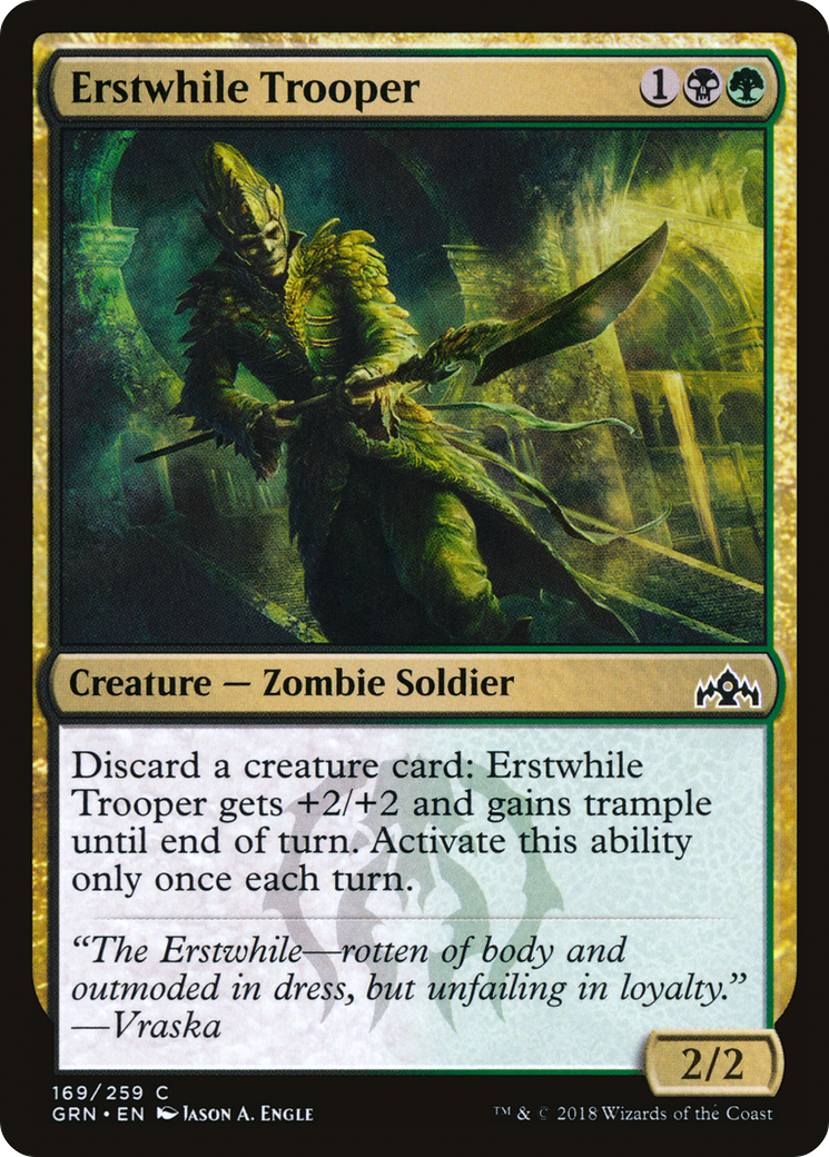 Image of Erstwhile Trooper (GRN-169) - Guilds of Ravnica