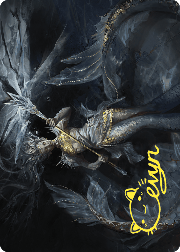 Image of Sharae of Numbing Depths // Sharae of Numbing Depths (AWOE-032) - Wilds of Eldraine Art Series (Borderless) Foil