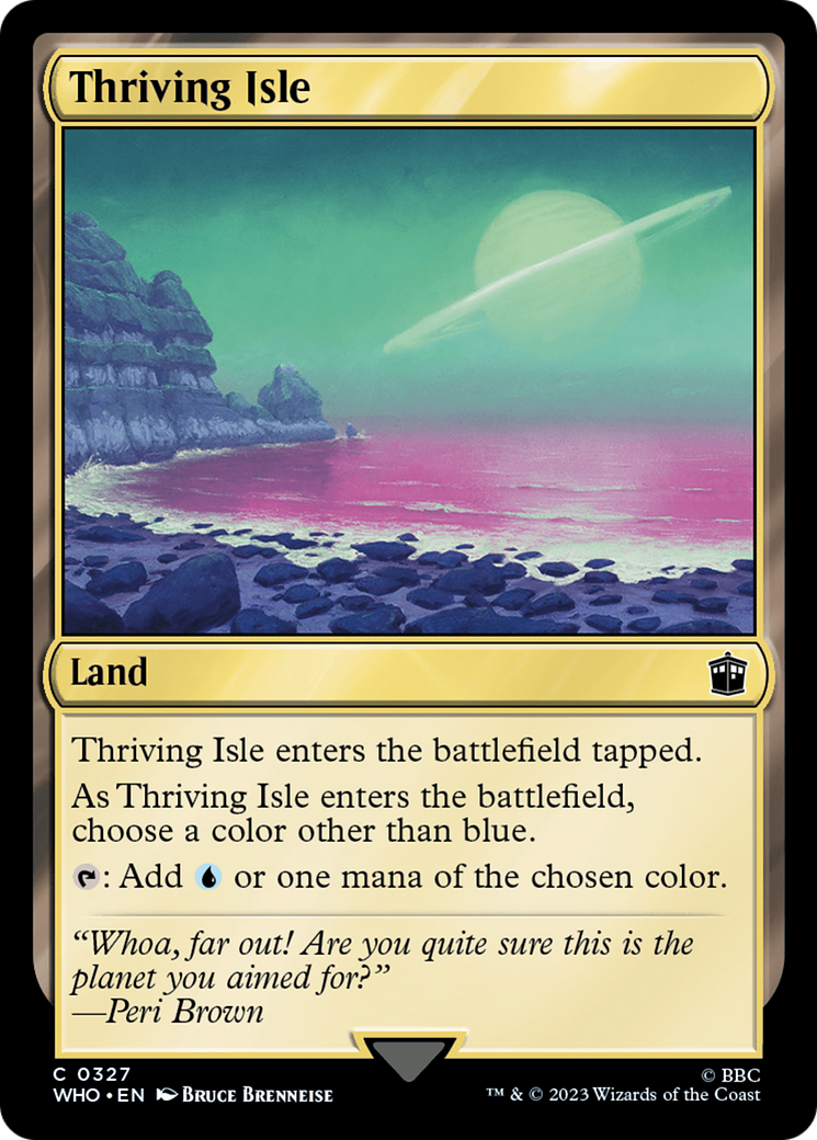 Image of Thriving Isle (WHO-327) - Doctor Who Foil