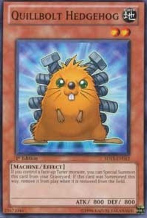 Image of Quillbolt Hedgehog (5DS3-EN012) - Starter Deck: Duelist Toolbox 1st Edition