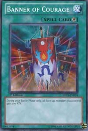 Image of Banner of Courage (5DS3-EN024) - Starter Deck: Duelist Toolbox 1st Edition