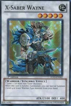 Image of X-Saber Wayne (5DS3-EN042) - Starter Deck: Duelist Toolbox 1st Edition