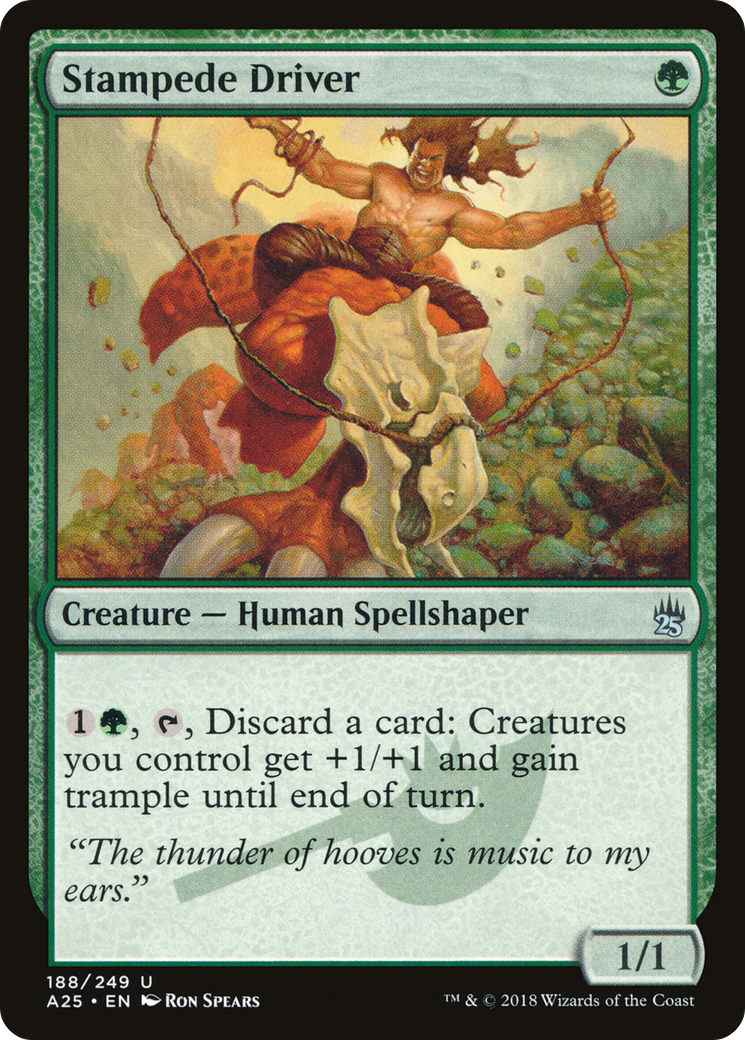 Image of Stampede Driver (A25-188) - Masters 25 Foil