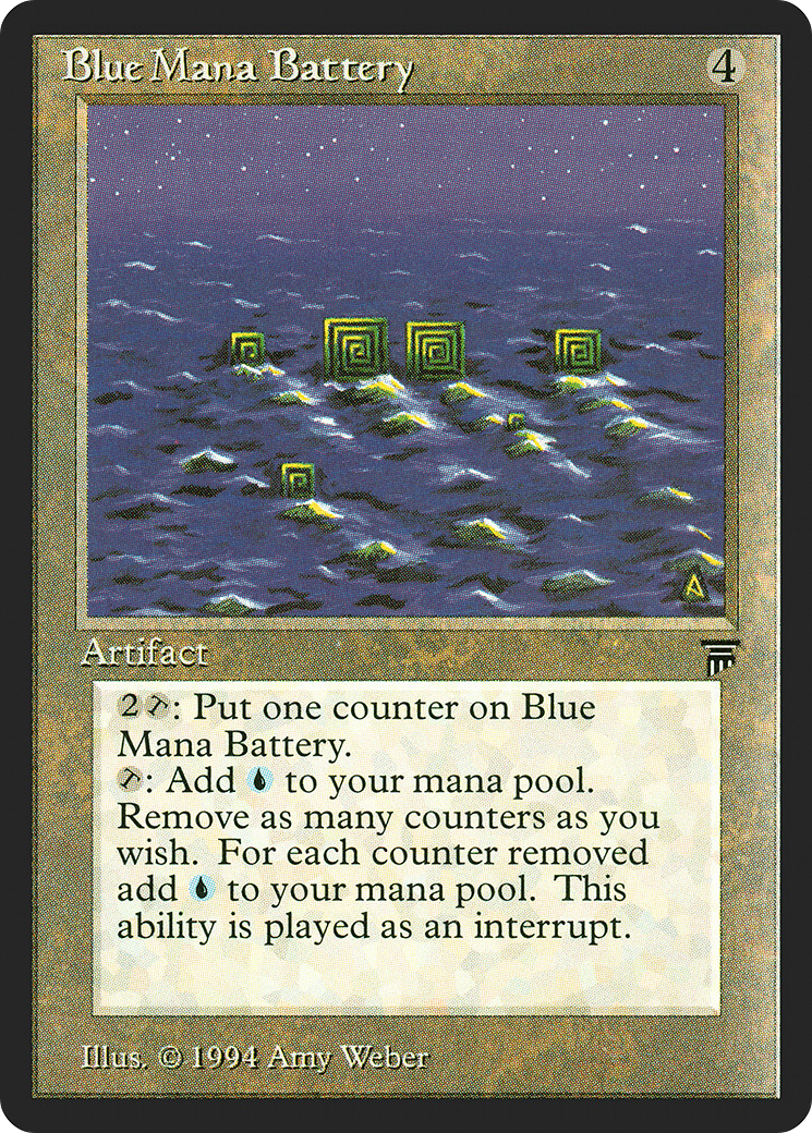 Image of Blue Mana Battery (LEG-) - Legends