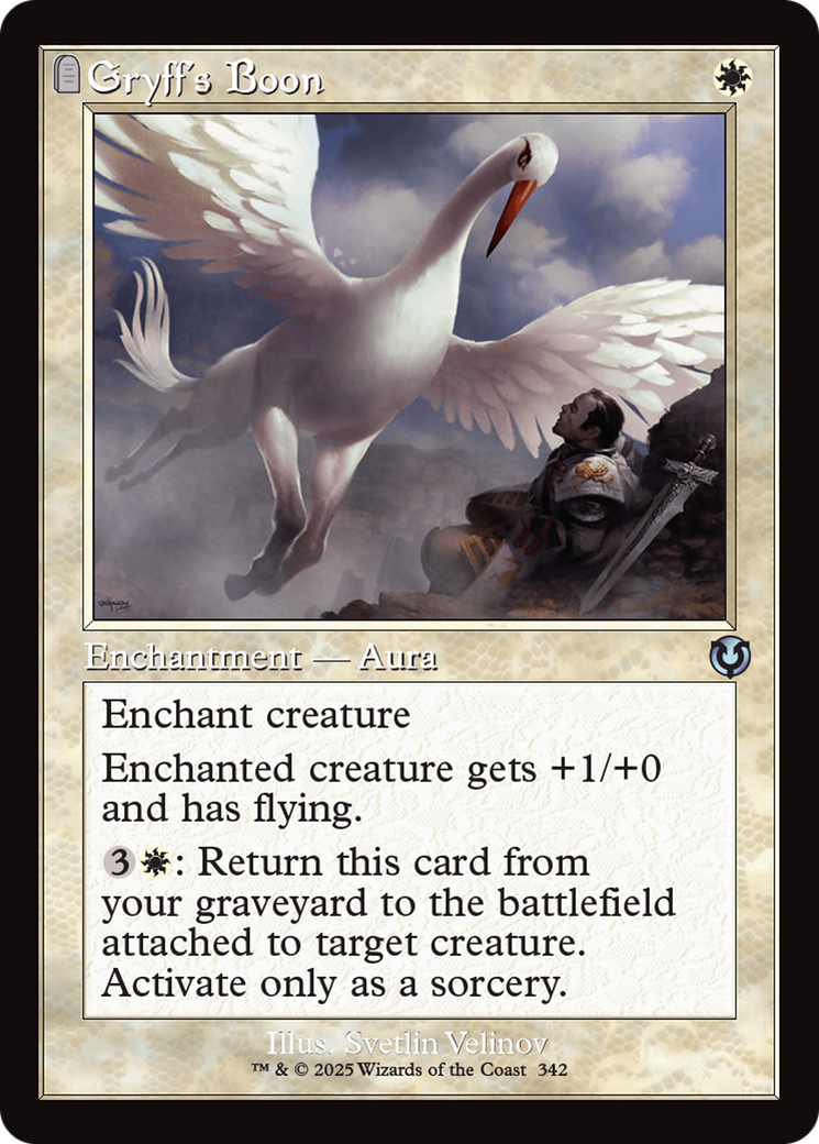 Image of Gryff's Boon (Retro Frame) (INR-342) - Innistrad Remastered Foil