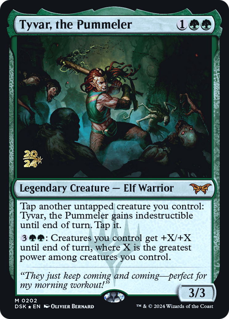 Image of Tyvar, the Pummeler (PRE-202) - Duskmourn: House of Horror Promos Foil