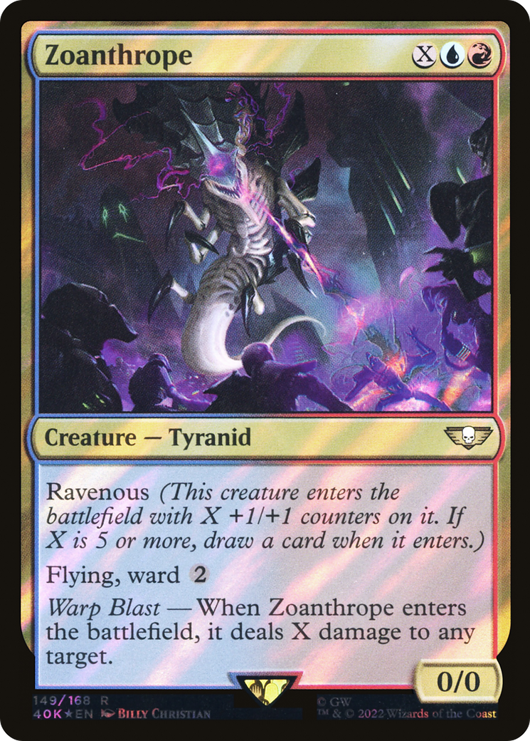 Image of Zoanthrope (Surge Foil) (40K-149) - Warhammer 40,000 Commander Foil