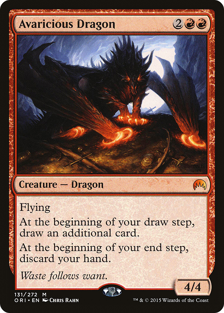 Image of Avaricious Dragon (ORI-131) - Magic Origins