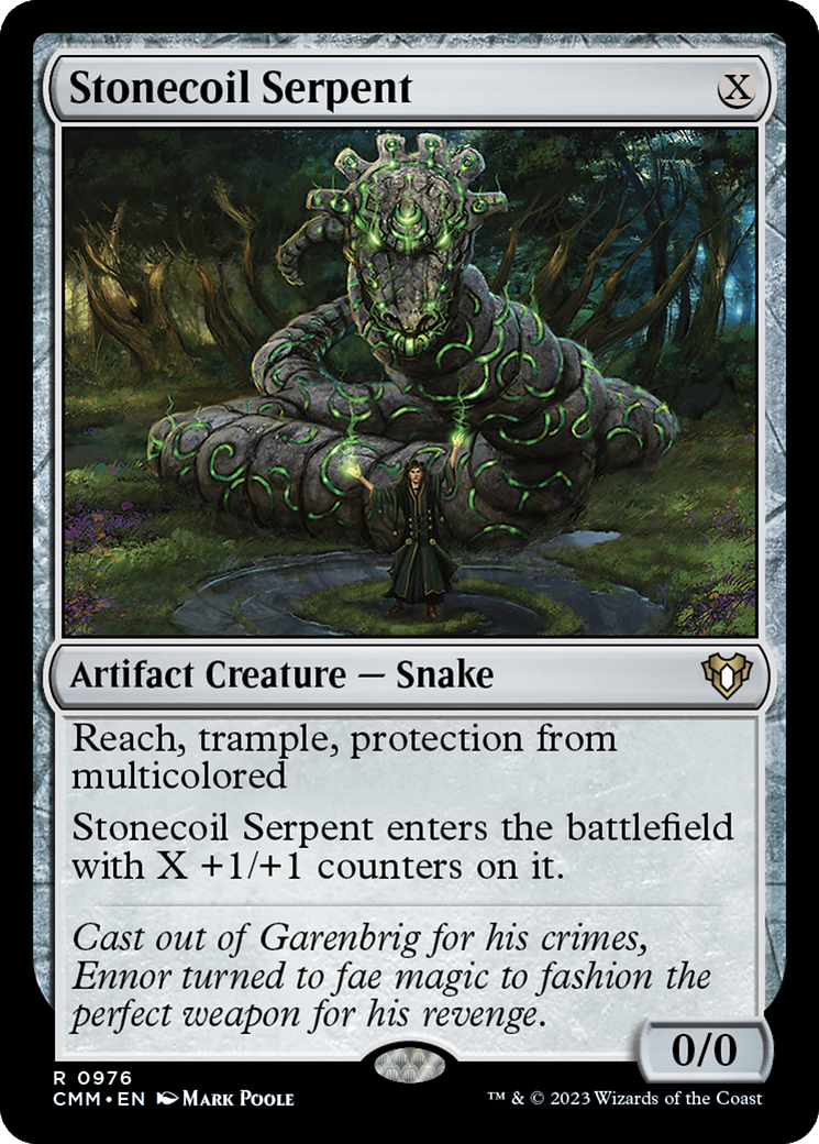 Image of Stonecoil Serpent (CMM-976) - Commander Masters