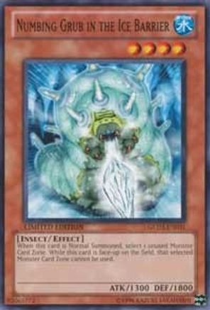 Image of Numbing Grub in the Ice Barrier (GLD3-EN031) - Gold Series 3 Limited