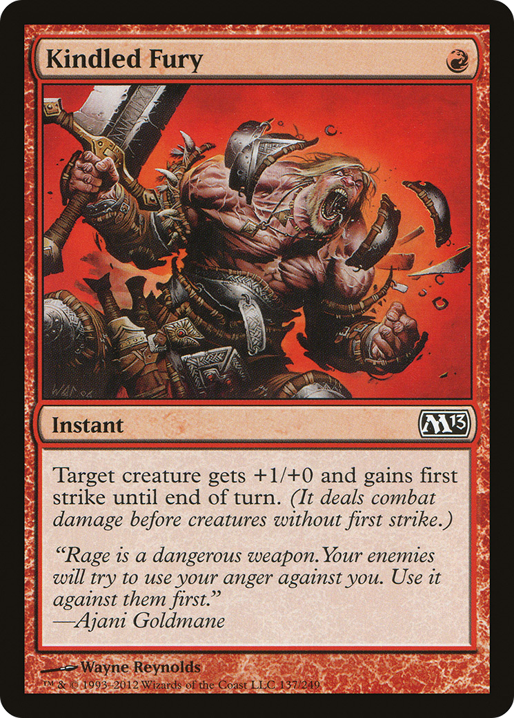 Image of Kindled Fury (M13-137) - Magic 2013
