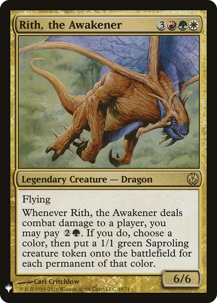 Image of Rith, the Awakener (LIST-048) - The List