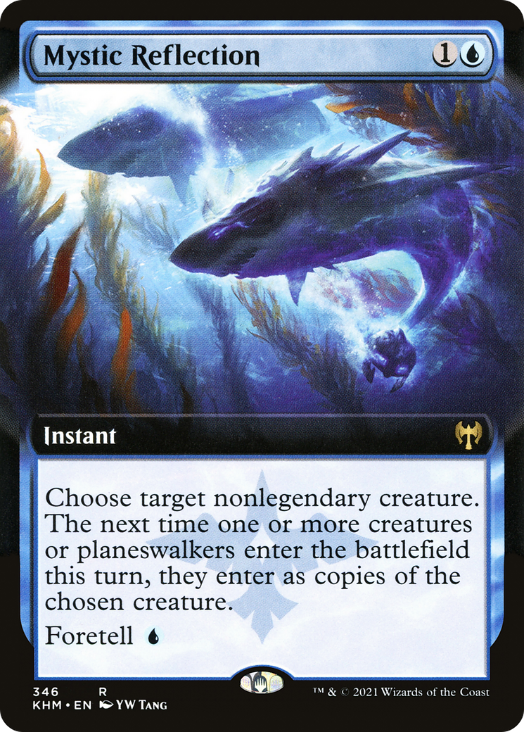 Image of Mystic Reflection (Extended Art) (KHM-346) - Kaldheim: (Extended Art) Foil