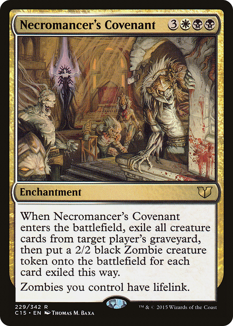 Image of Necromancer's Covenant (C15-229) - Commander 2015