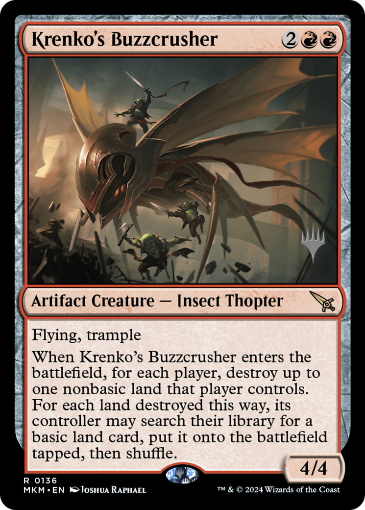 Image of Krenko's Buzzcrusher (PPMKM-136) - Murders at Karlov Manor Promos