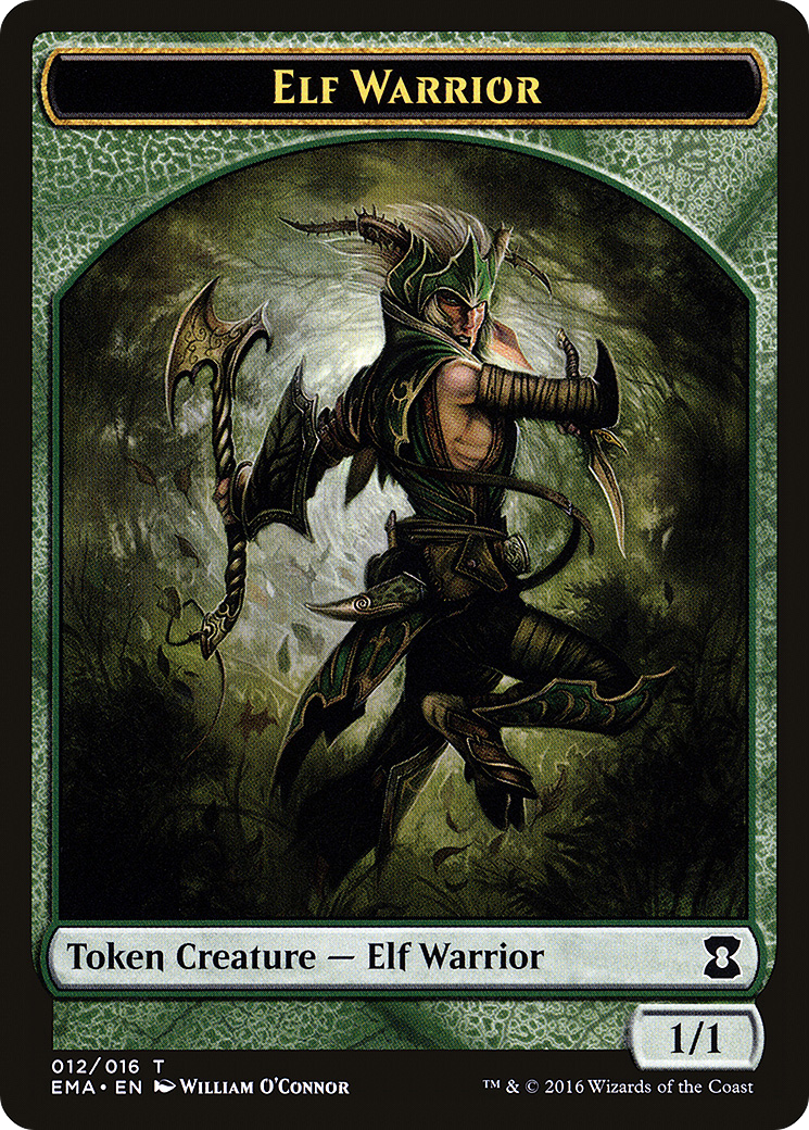 Image of Elf Warrior (EMA-012) - Eternal Masters Tokens