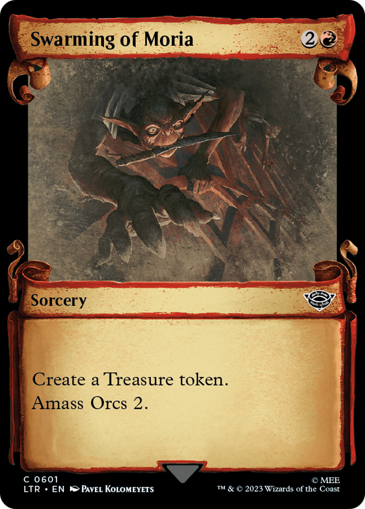 Image of Swarming of Moria (Showcase Scrolls) (LTR-601) - The Lord of the Rings: Tales of Middle-earth: (Showcase)