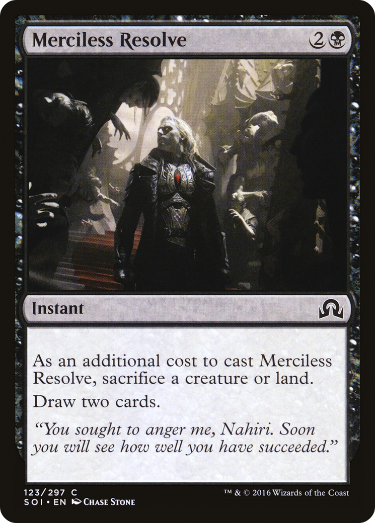 Image of Merciless Resolve (SOI-123) - Shadows over Innistrad
