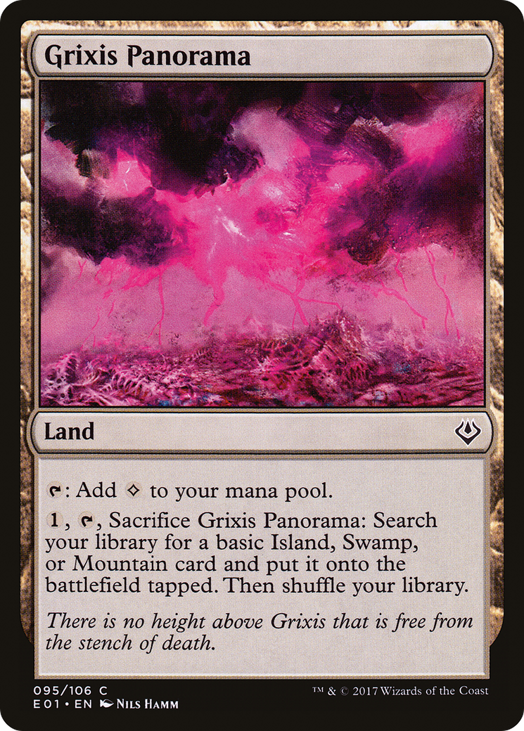 Image of Grixis Panorama (AC2-095) - Archenemy: Nicol Bolas
