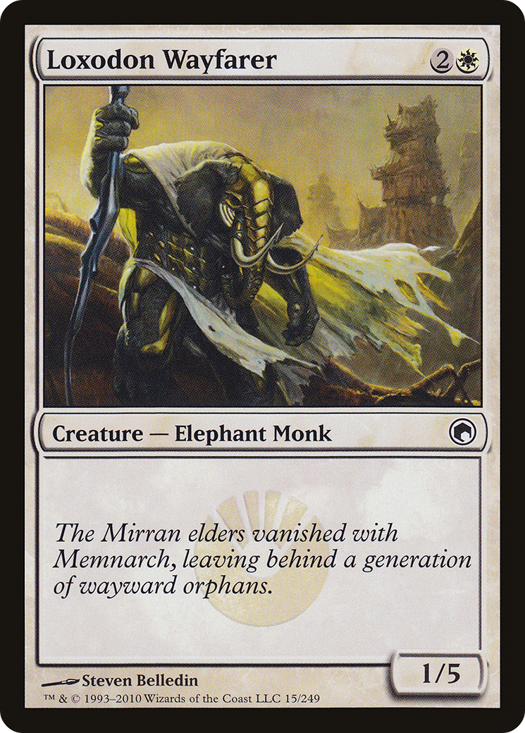 Image of Loxodon Wayfarer (SOM-015) - Scars of Mirrodin
