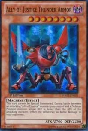 Image of Ally of Justice Thunder Armor (HA02-EN021) - Hidden Arsenal 2 1st Edition