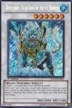 Image of Dewloren, Tiger King of the Ice Barrier (HA02-EN027) - Hidden Arsenal 2 1st Edition