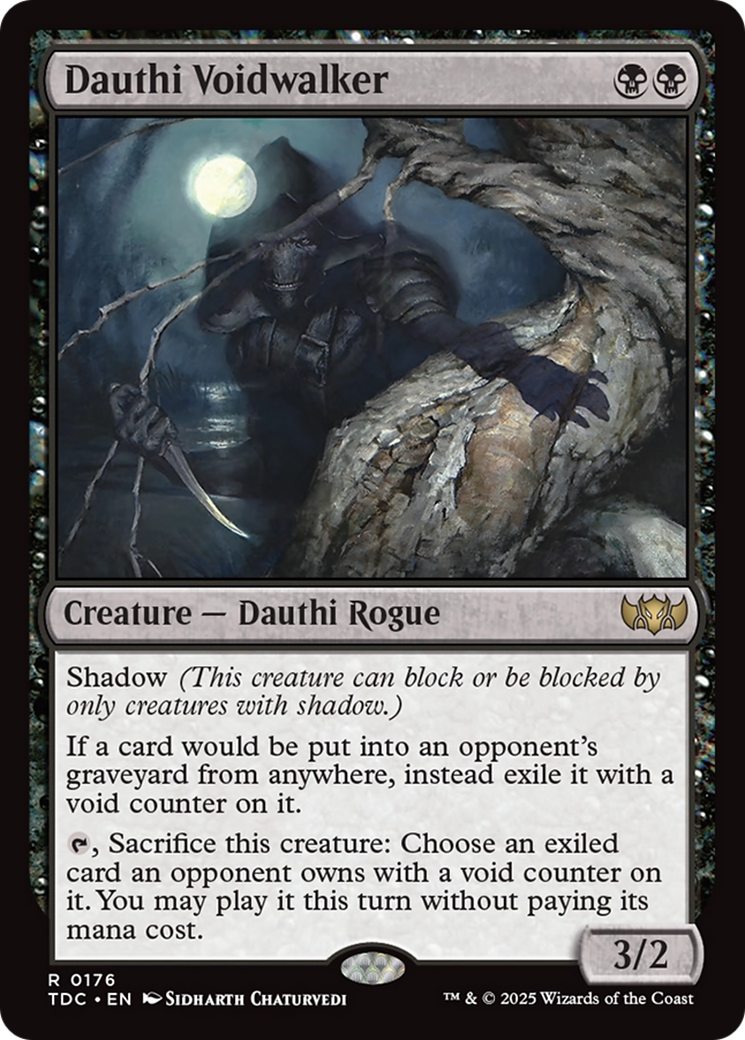 Image of Dauthi Voidwalker (TDC-176) - Commander: Tarkir: Dragonstorm