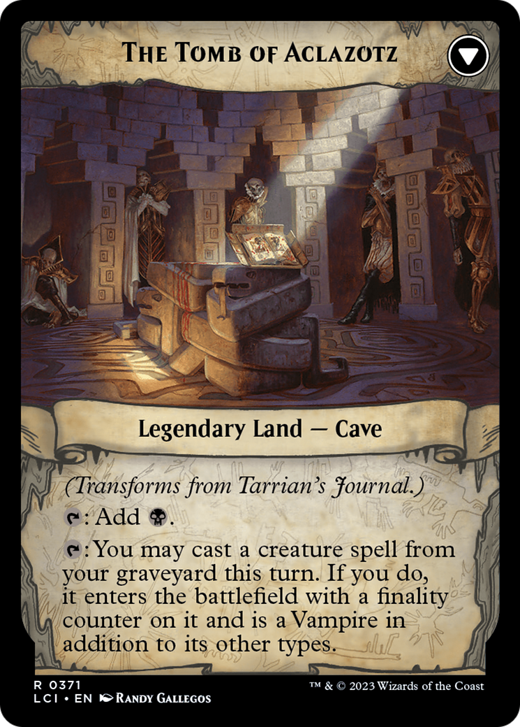 Image of Tarrian's Journal (Extended Art) (LCI-371) - The Lost Caverns of Ixalan: (Extended Art)