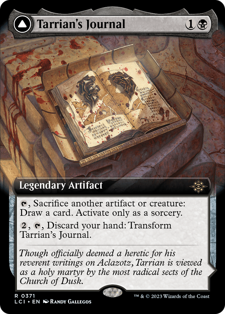 Image of Tarrian's Journal (Extended Art) (LCI-371) - The Lost Caverns of Ixalan: (Extended Art) Foil
