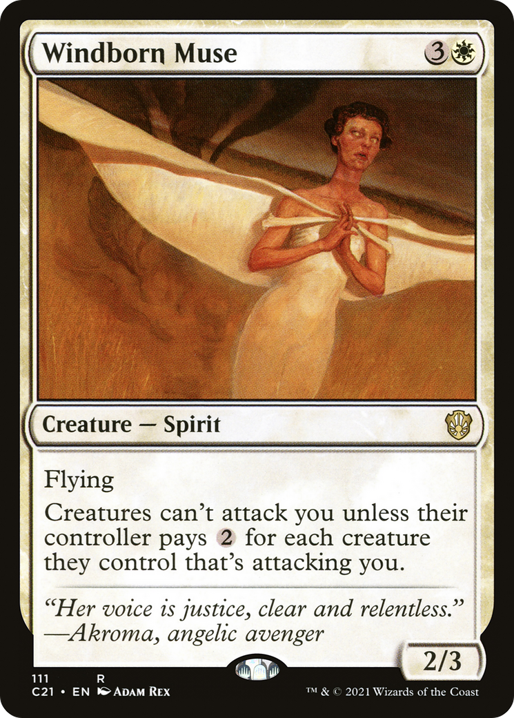 Image of Windborn Muse (C21-111) - Commander 2021