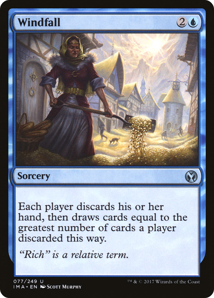 Image of Windfall (IMA-077) - Iconic Masters Foil