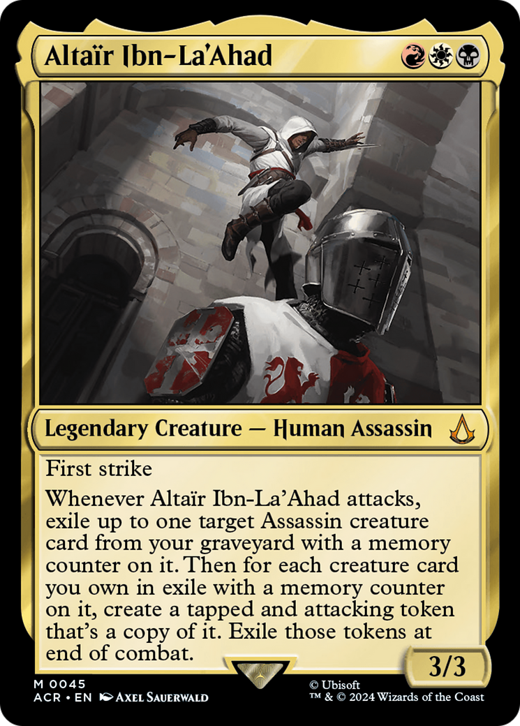 Image of Altair Ibn-La'Ahad (ACR-045) - Assassin's Creed Foil