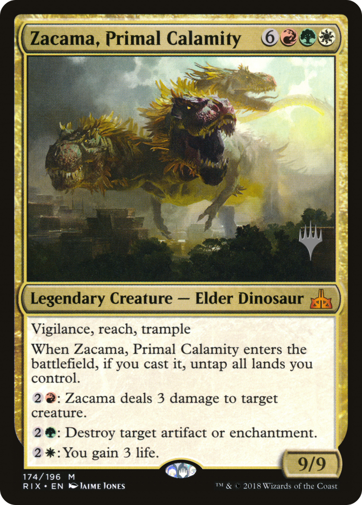 Image of Zacama, Primal Calamity (PPM20-174) - Rivals of Ixalan Promos Foil
