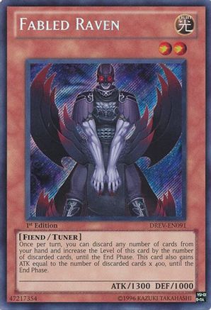 Image of Fabled Raven (DREV-EN091) - Duelist Revolution 1st Edition