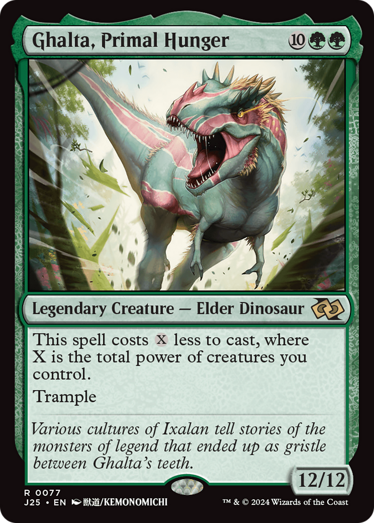 Image of Ghalta, Primal Hunger (Anime) (J25-077) - Foundations Jumpstart