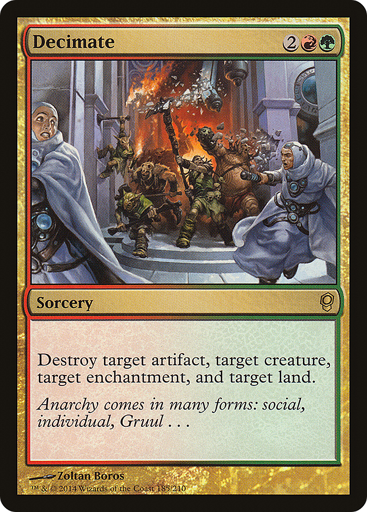 Image of Decimate (CNS-185) - Conspiracy Foil