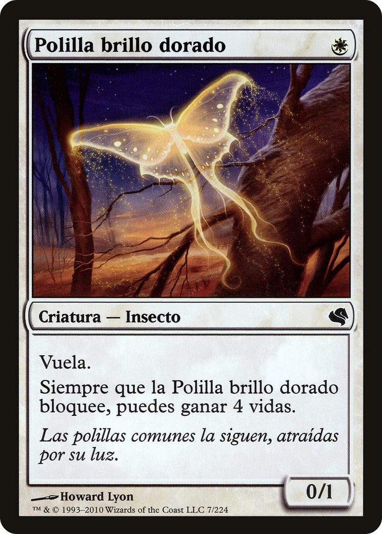 Image of Goldenglow Moth (Spanish) - 
