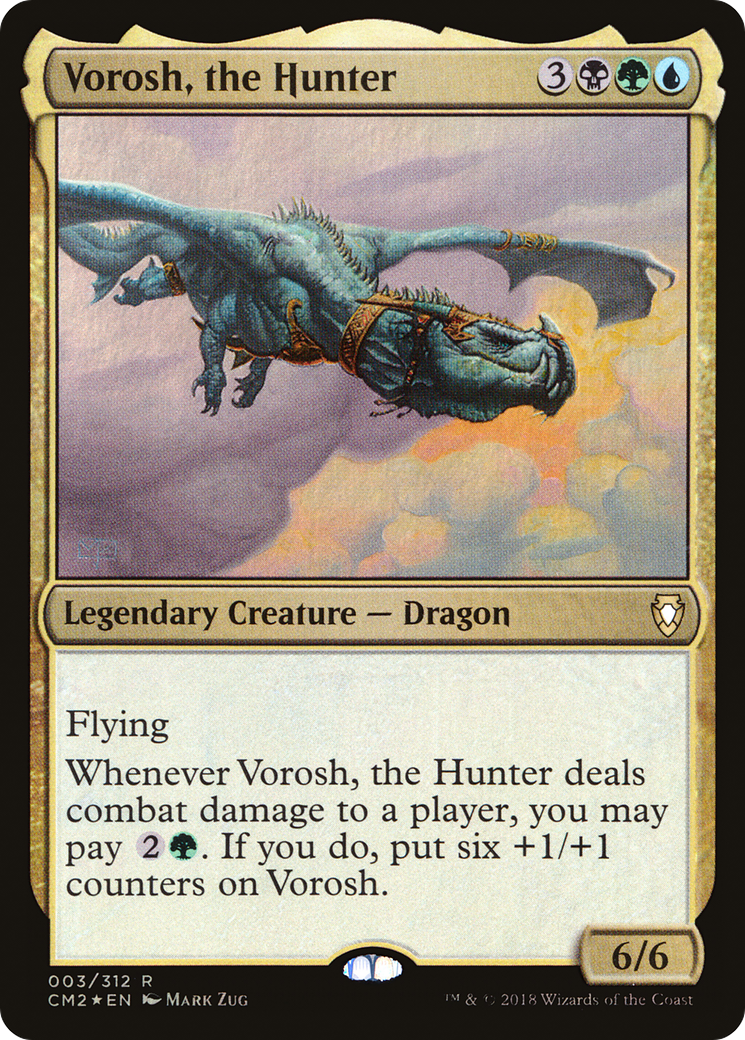 Image of Vorosh, the Hunter (CM2-003) - Commander Anthology Volume II Foil