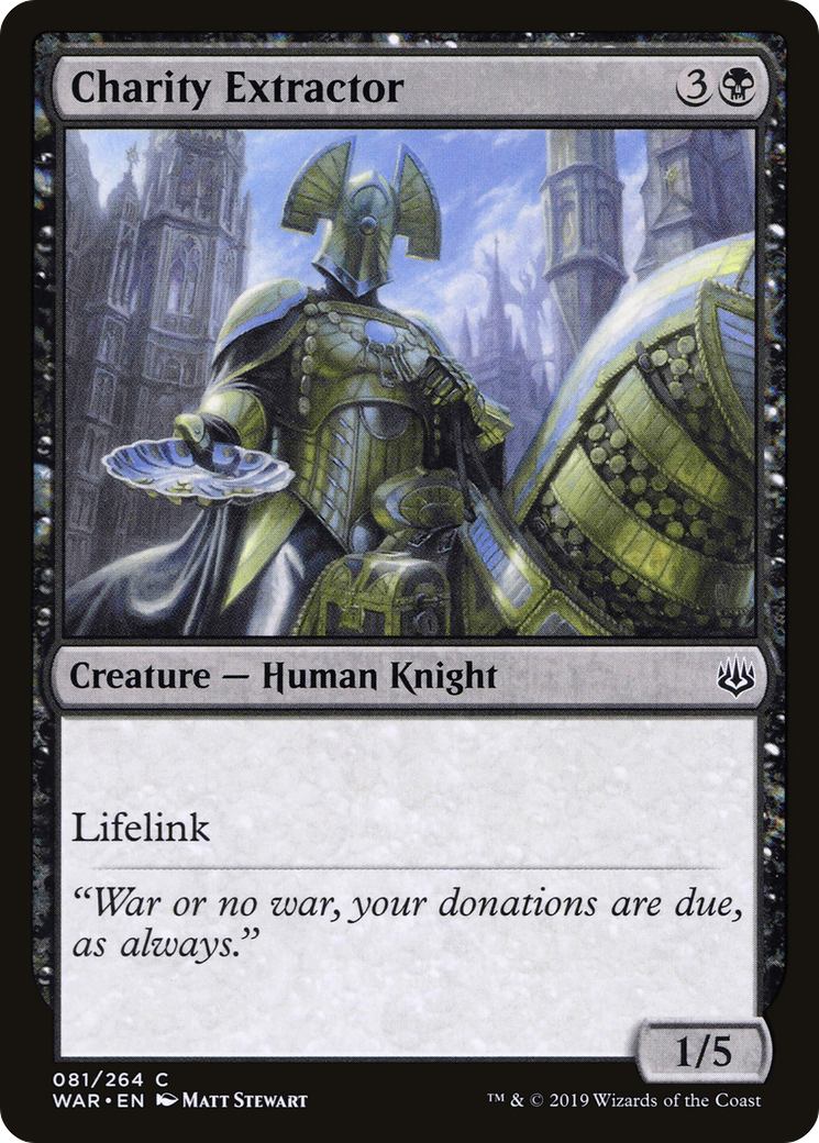 Image of Charity Extractor (WAR-081) - War of the Spark