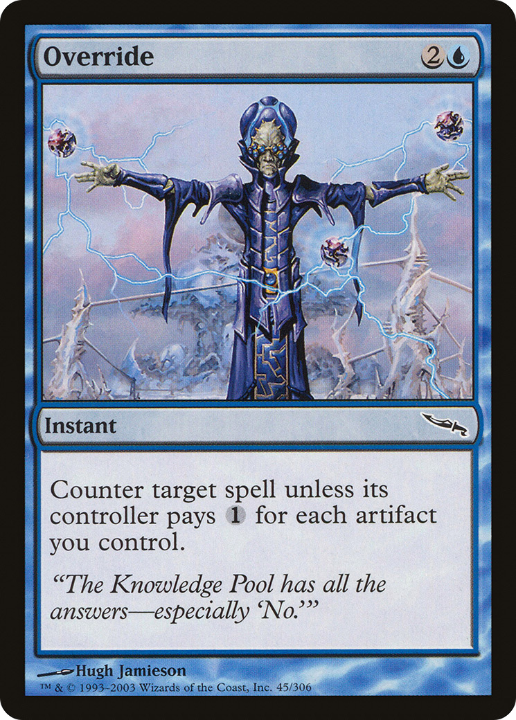 Image of Override (MRD-045) - Mirrodin Foil