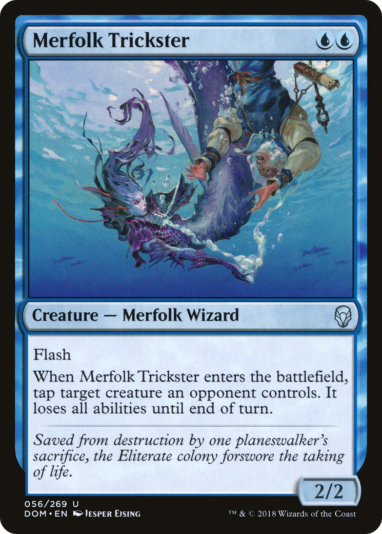 Image of Merfolk Trickster (DOM-056) - Dominaria Foil