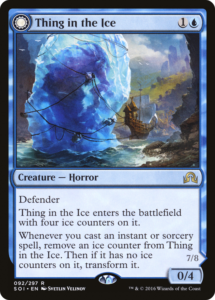 Image of Thing in the Ice (SOI-092) - Shadows over Innistrad: (Double Faced Transform) Foil