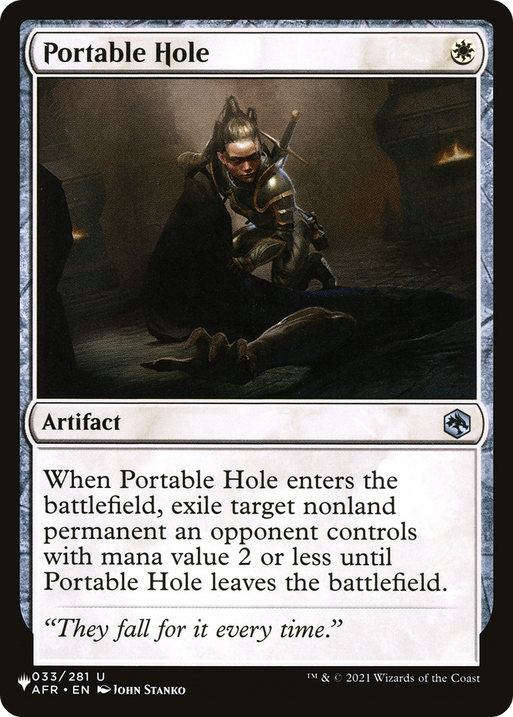Image of Portable Hole (LIST-AFR-33) - The List