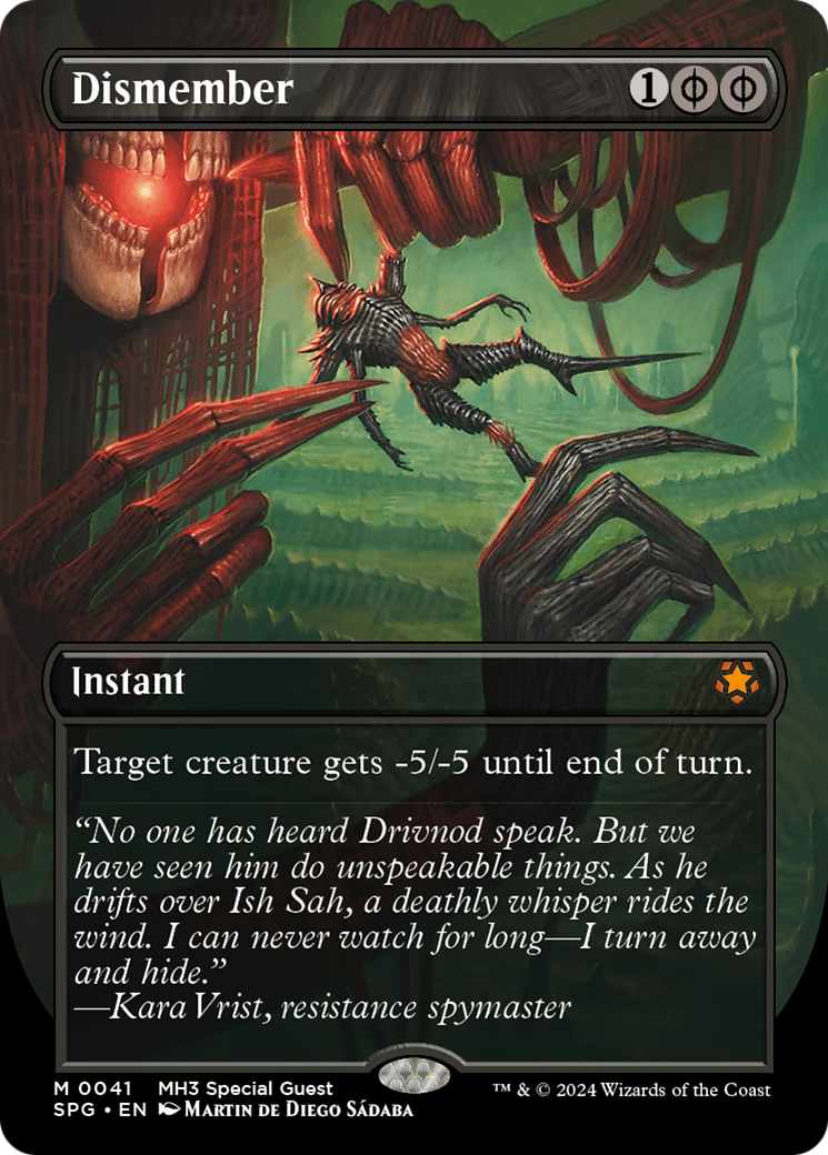 Image of Dismember (Borderless) (SPG-041) - Special Guests (Borderless) Foil