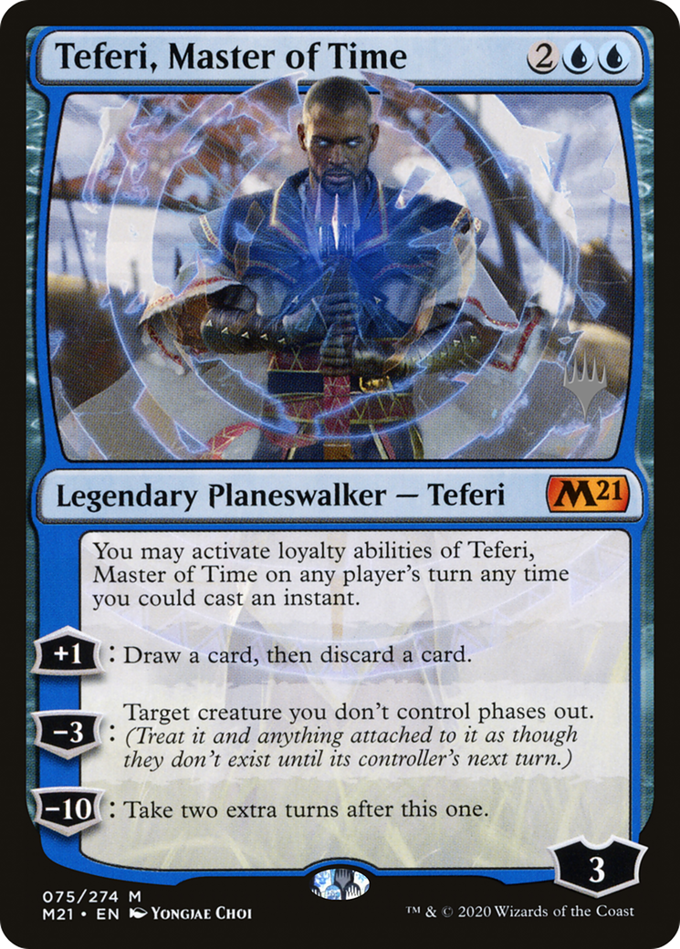 Image of Teferi, Master of Time (PPM21-075) - Core Set 2021 Promos
