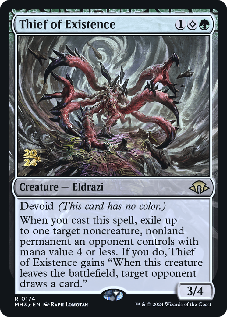 Image of Thief of Existence (PRE-174) - Modern Horizons 3 Promos: (devoid) Foil