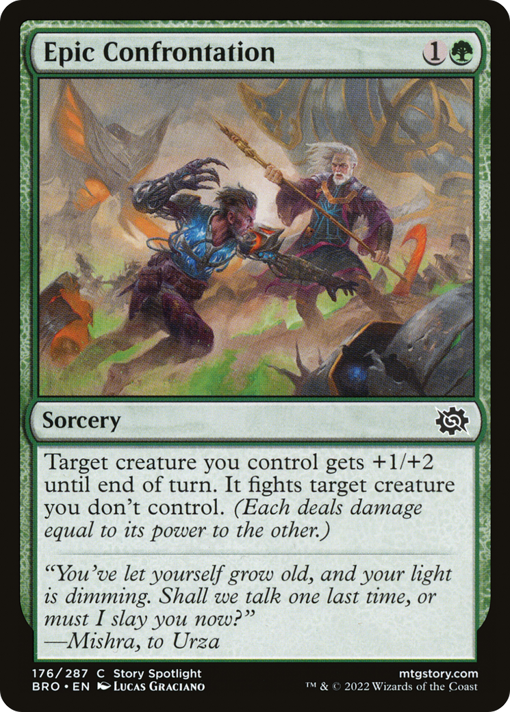 Image of Epic Confrontation (BRO-176) - The Brothers' War Foil