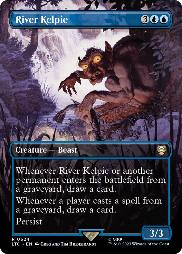 Image of River Kelpie (Borderless) (LTC-524) - Tales of Middle-earth Commander (Borderless) Foil