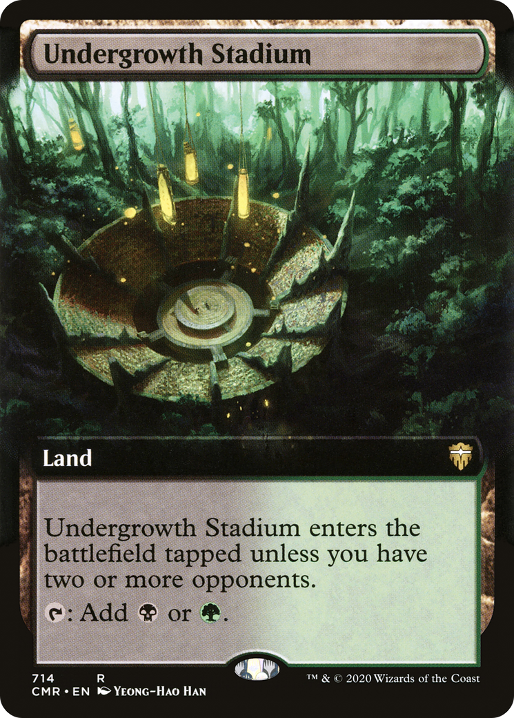 Image of Undergrowth Stadium (Extended Art) (CMR-714) - Commander Legends: (Extended Art)