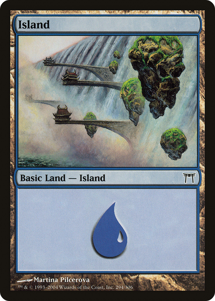 Image of Island (294) (CHK-294) - Champions of Kamigawa